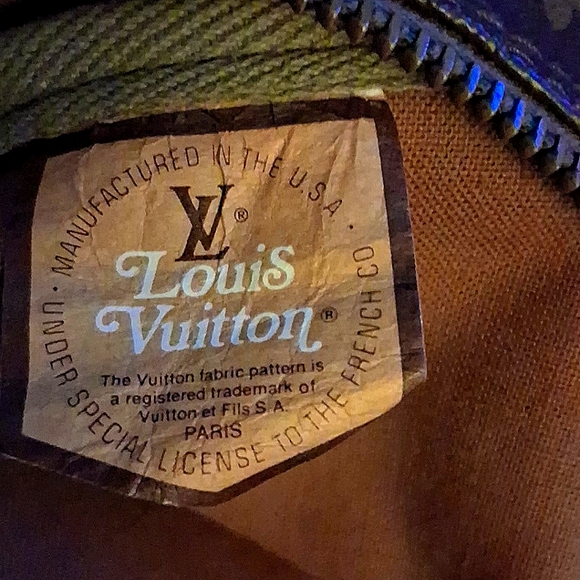 Authentic, Rare, Vintage Louis Vuitton, made in USA under special license, 1986. - Picture 1 of 2